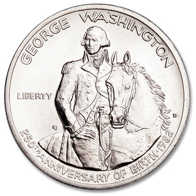 1982 George Washington Commemorative Half Dollar - Littleton Coin Blog