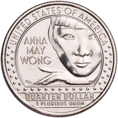 2022-P Anna May Wong U.S. Women Quarter - Littleton Coin Blog