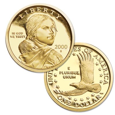 Who's the baby on the Sacagawea dollars? – Littleton Coin Company Blog