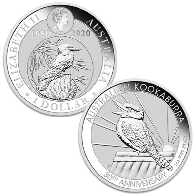 Kookaburra sits in an old gum tree on 1 oz. of silver – Littleton Coin Company Blog