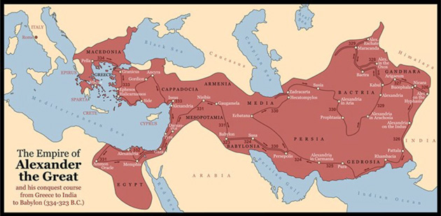 Alexander the Great Area Map - Littleton Coin Blog