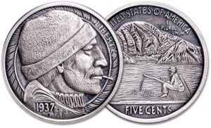 Antique Finish Silver Round "Hobo Nickel" - Littleton Coin Blog
