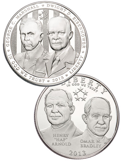 2013 5-Star Generals Commemorative Half Dollars - Littleton Coin Blog