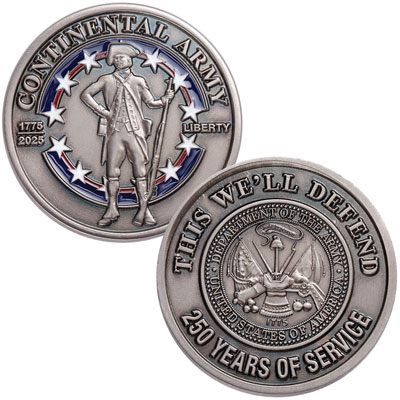 Continental Army Challenge Coin - Littleton Coin Blog