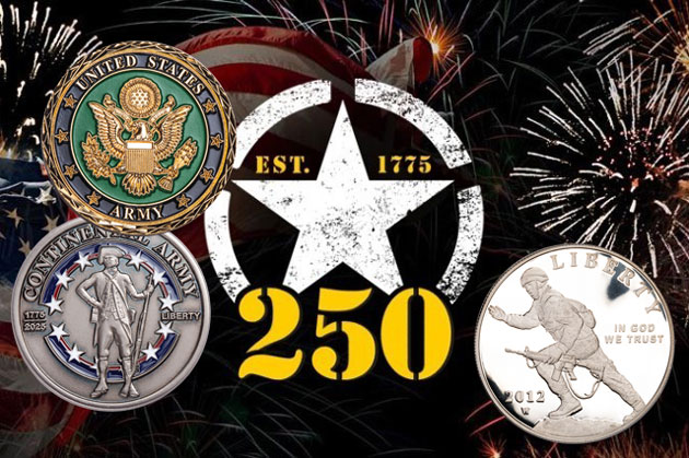 Army 250th Anniversary Coin Collectibles - Littleton Coin Blog