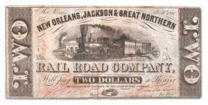 New Orleans, Jackson & Great Northern Railroad Note - Littleton Coin Blog