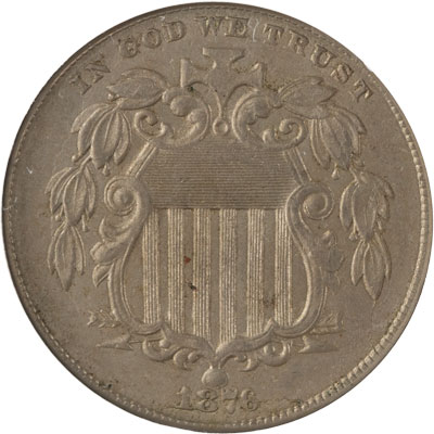 1876 Shield Nickel - Littleton Coin Blog