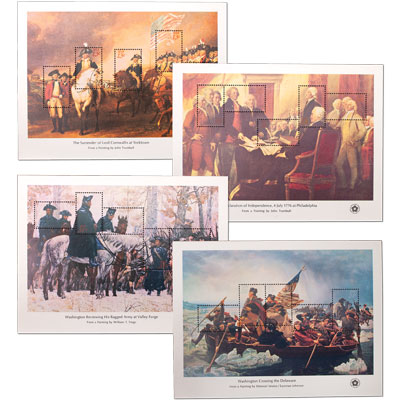 American Bicentennial Souvenir Sheets Set - Littleton Coin Blog