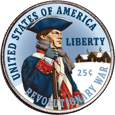 2026 Colorized Revolutionary War Semiquincentennial Quarter