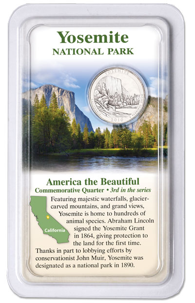 2010 Yosemite National Park Quarter in Showpak - Littleton Coin Blog