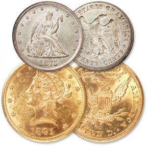 20 cent piece and $10 gold piece - Littleton Coin Blog