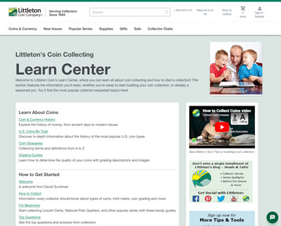 Littleton's Learn Center - Littleton Coin Blog