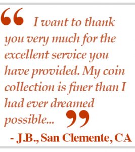 Testimonial by J.B. from San Clemente, CA - Littleton Coin Blog