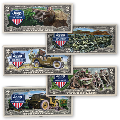 Colorized $2 Jeep Notes - Littleton Coin Blog