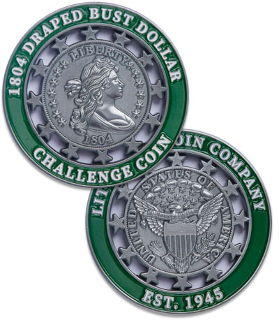 1804 Draped Bust Dollar Challenge Coin - Littleton Coin Blog
