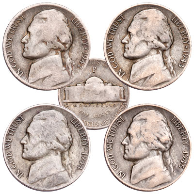 Wartime Nickel Set - Littleton Coin Blog