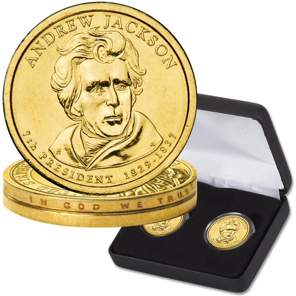 2008 Andrew Jackson Presidential Dollar Error & Regular Issue Set - Littleton Coin Blog