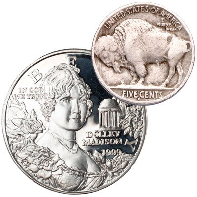 Dolley Madison and a Buffalo Nickel - Littleton Coin Blog