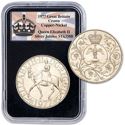 1977 British Crown - Littleton Coin Blog