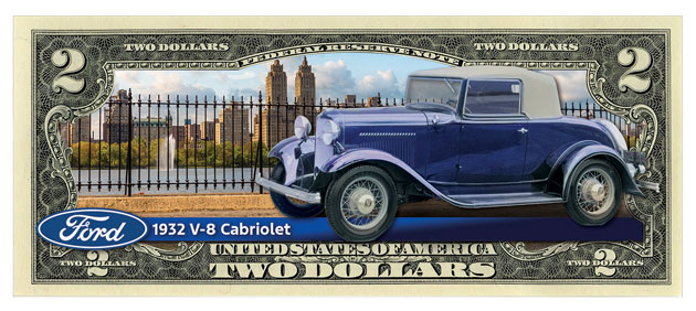 $2 1932 Ford V8 Cabriolet - Littleton Coin Blog