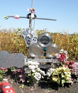 Crash site memorial