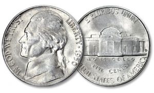 1950-D Jefferson Nickel