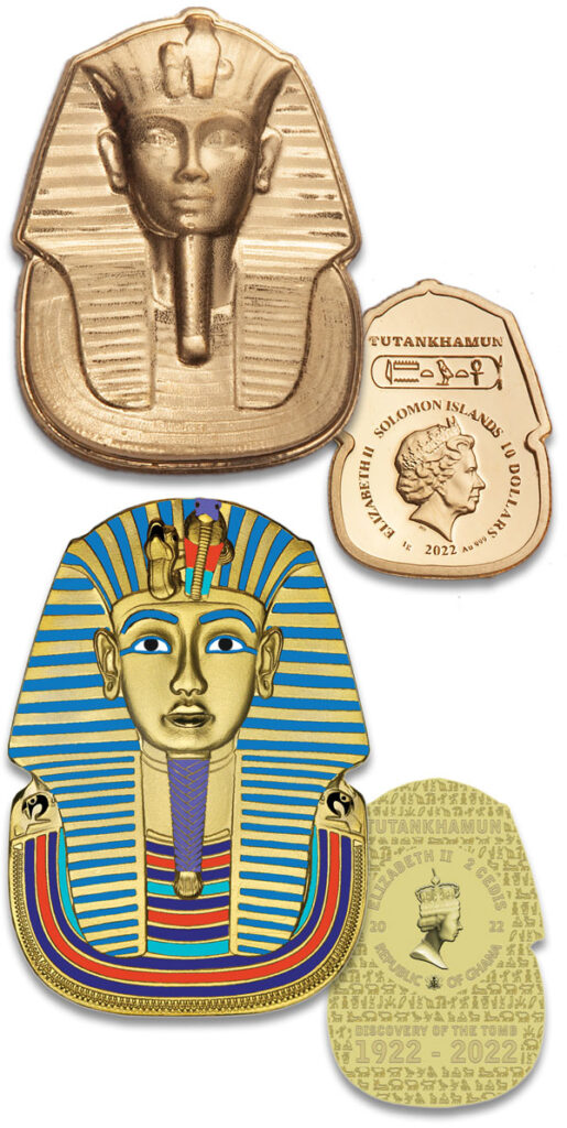 King Tut mask coins - Littleton Coin Blog