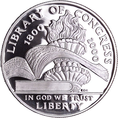 2000-P Library of Congress Bicentennial Silver Dollar - Littleton Coin Blog