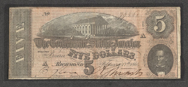Lincoln’s $5 CSA Note  - Littleton Coin Blog