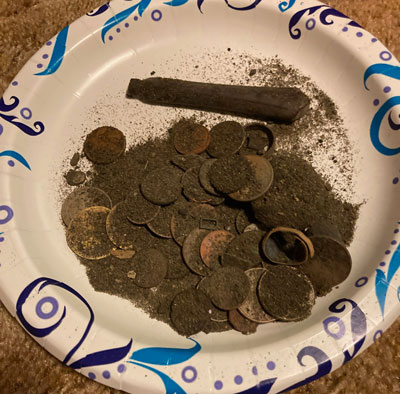 Plate of findings - Littleton Coin Blog