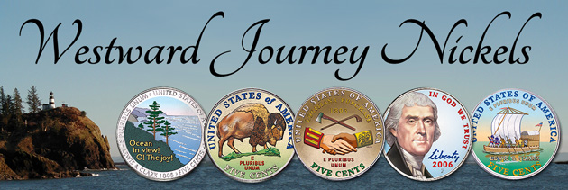 Colorized Westward Journey Nickels - Littleton Coin Blog