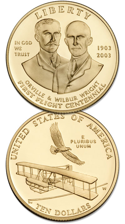2003-W First Flight Centennial Gold $10 - Littleton Coin Blog