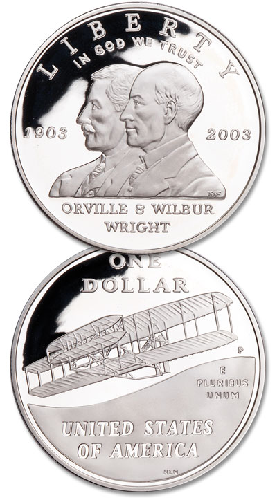 First flight commemorative dollar - Littleton Coin Blog
