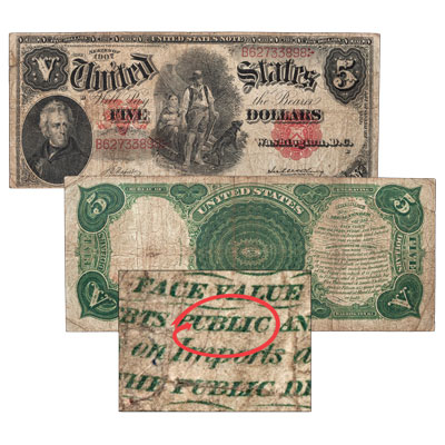 “Woodchopper” note with Engraving Error - Littleton Coin Blog