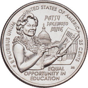 Patsy Takemoto Mink quarter - Littleton Coin Blog