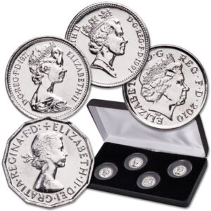 Queen Elizabeth II Platinum-plated Portrait Set - Littleton Coin Blog