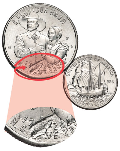 Mayflower Compact Quarter Error - Littleton Coin Blog