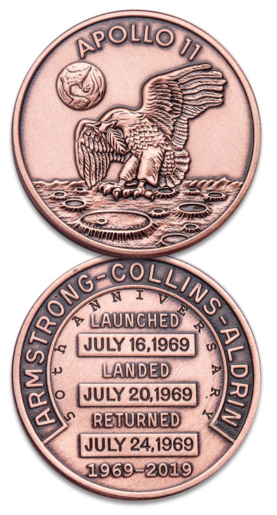 Apollo 11 Copper - Littleton Coin Blog