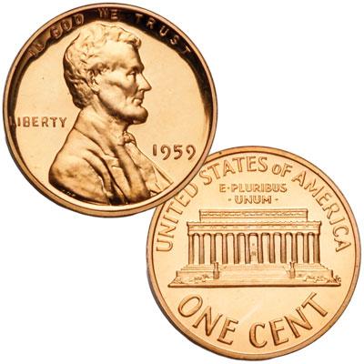 1959-P Memorial Cent Proof - Littleton Coin Blog