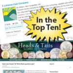 Littleton’s <em>Heads & Tails</em> blog ranked in Top 10<br>coin blogs for collectors and numismatists