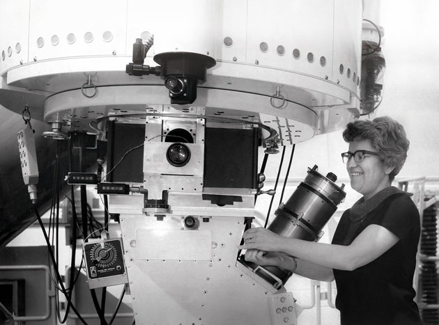 Vera Rubin using Kitt Peak National Observatory's 36-inch telescope - Littleton Coin Blog