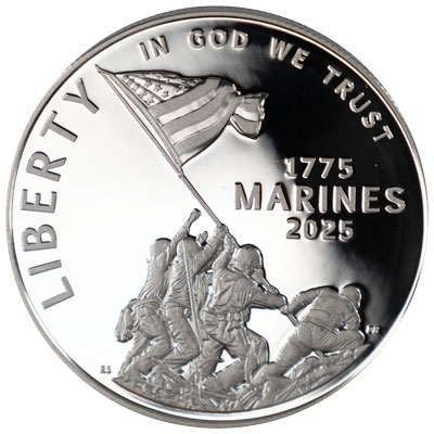 2025-W Marine Corps 250th Anniversary Silver Dollar - Littleton Coin Blog