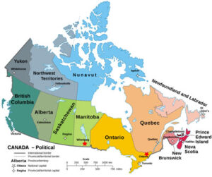 Map of Canada