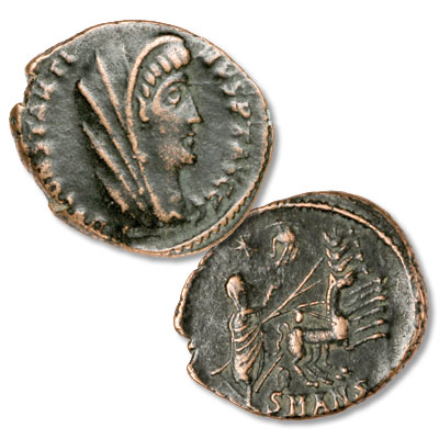 Constantine I Bronze Follis - Littleton Coin Blog