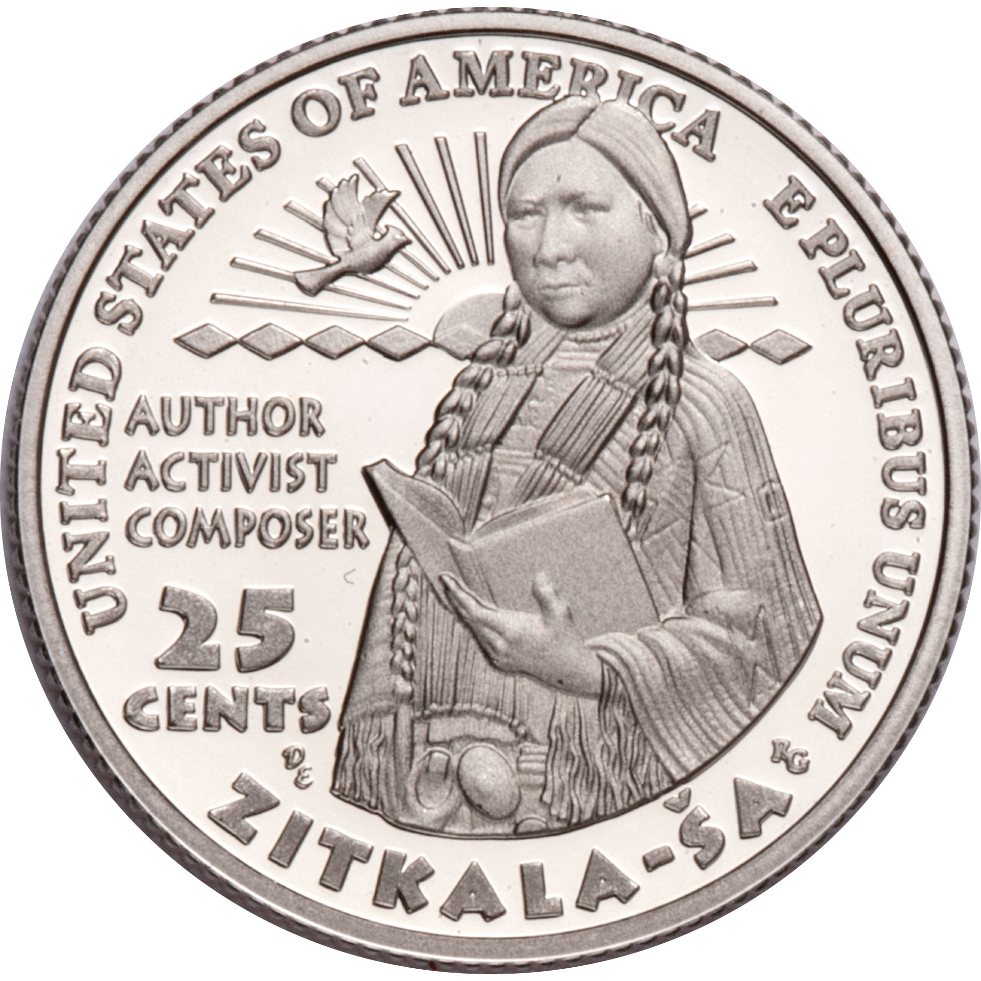 Zitkala-Ša quarter design - Littleton Coin Blog