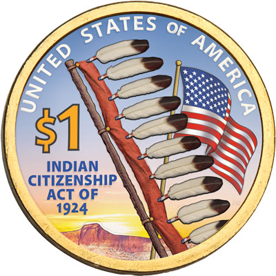 2024 Colorized Native American Dollar - Littleton Coin Blog