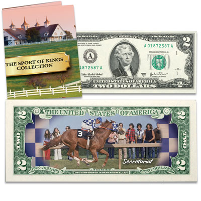 The Sport of Kings Colorized $2 Notes Collection – Littleton Coin Company Blog
